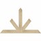 Ekena Millwork Saratoga Rough Sawn Timber Gable Bracket, Douglas Fir, 48"W x 30"H x 2"D x 4"F, 15/12 Pitch GBW048X30X0204SAR00RDF - alternate 1